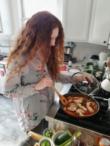virtual cooking class with Kitchen on Fire Berkeley